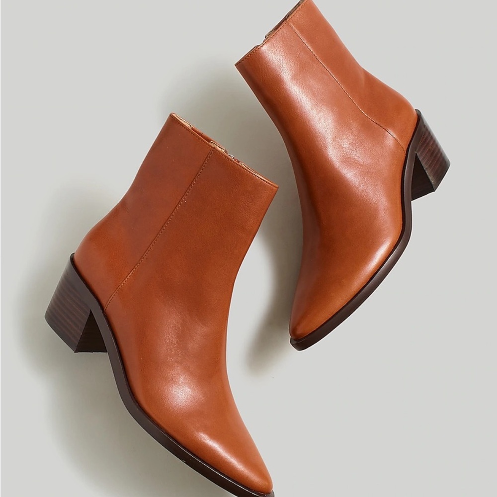 Madewell, The Darcy Ankle Boot in Warm Cinnamon ✨ WORN ONCE!